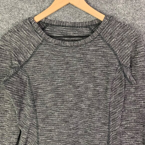 Lululemon Womens Gray Long Sleeve Pullover Top Size 6 - Picture 3 of 9